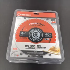 Csbfn-840 Crescent 8-1/4 Inch X 40-tooth Finecut Finishing Circular Saw Blade
