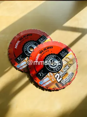 Csbfr-724-2 Crescent 7-1/4-in 24 -tooth Carbide Framing Circular Saw Blade 2-pack