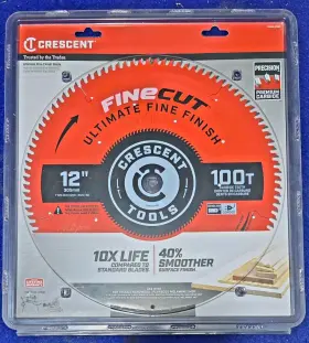 Csbul-12100 Crescent Circular Saw Blade - 12ftft 100-tooth Ultimate Fine Finish