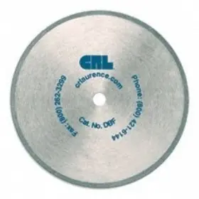 Crl 060829133952 5-3/8 Inch Plated Diamond Saw Blade Fine 220 Grit - 10mm Arbor