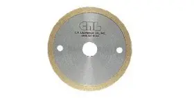 Ns3b Crl 3-3/8 Inch Metal Bond Diamond Glass Cutting Blade 9/16 Arbor - 100 Grit