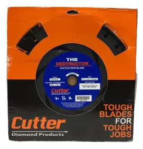 Hdi14125 Cutter The Destructor Ductile Iron Blade 14 Inch X .125 1/20mm For Saws