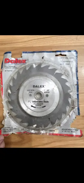 07-00021 Dalex Moly Carb 7-1/4 In Circular Saw Blades Molybdenum Carbide 24/40t Lot Of 3