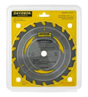 Sawc71418i Davidson 639469549326 7 Inch Tungsten Carbide Ripping C-3 18 Tooth Saw Blade Circular Blades