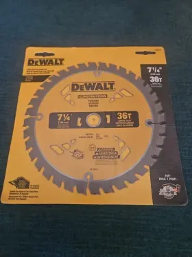 Dw3176 Deawalt Dewalt 7-1/4 Inch 36t Construction Carbide Teeth Saw Blade