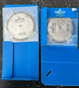 35-593 Delta Set Of Industrial Carbide-tipped Circular Saw Blade Wood