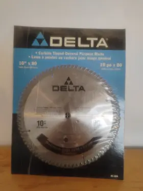 85-800 Delta - Carbide Tip General Purpose Saw Blade 10 Inch 80 Tooth