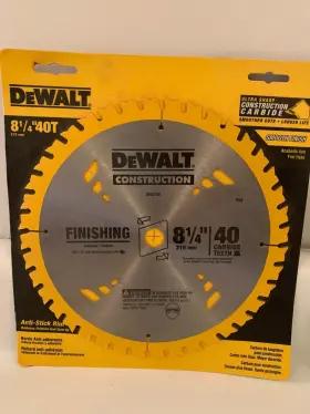 Dewalt 028874031845 8 1/4 Inch Construction Saw Blade 40 Carbide Teeth