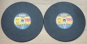 Dw8002 Dewalt 028874080027 Lot Of 2 Chop Saw 14x7/64x1 Bar Cut Wheel Hm 402 Black And Decker