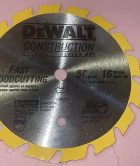 Dw9055 Dewalt 09055 5 3/8 Inch 16t Series 20 Construction Blade Fast Woodcutting New X2