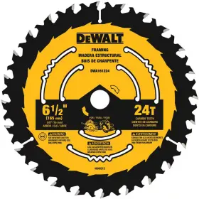 Dewalt 313018633611 6-1/2 Inch 24 Tooth Circular Saw Blade