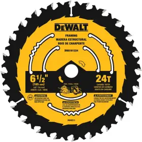 Dewalt 445022255268 6-1/2 Inch 24 Tooth Circular Saw Blade
