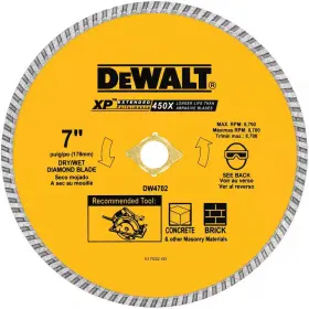 Dewalt 744110449433 7 Inch Concrete And Brick Diamond Circular Saw Blade