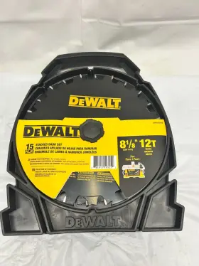 Dewalt 885911593052 8 1/8 Ftft 12t Carbide Tooth Chippers Table Saw Blade 15 Set New