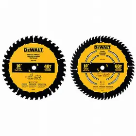 Dwa110cmb Dewalt Accessories 2pk 10 Inch 40/60 Saw Blade -dwa110cmb
