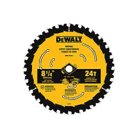 Dwa181424 Dewalt Accessories Circular Saw Blade 24t 8-1/4- Inch