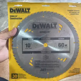 Dw3116 Dewalt Series 20 Finishing Blade 60 Teeth Carbide Tipped