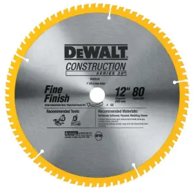 Dw3128p5d80i Dewalt Miter Saw Blade 80 Tooth 12 Inch 2 Pack Stainless Steel
