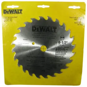 Dw3310 Dewalt Industrial Steel Saw Blade 6-1/2 Inch Fast Cut Combination 5/8 Arbor