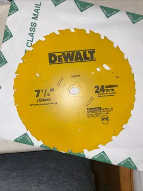 Dw3575 Dewalt 7-1/4 Inch X 24t Circular Saw Blade Lot Of 2 New Out Package