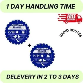 Dw3578b10 Dewalt Wood Cutting 24-tooth Circular Saw Blade 7-1/4 Inch Dia Carbide Construction 2-pack