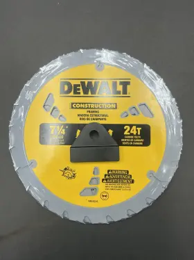 Dw3578p3 Dewalt 7-1/4-inch 24t Framing Blades - Quantity 3