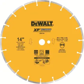 Dw4748 Dewalt 14 Inch Xp Fast Cutting Segmented Diamond Blade