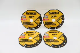 Dw4750m Dewalt Xp Metal Cutting Diamond 5 Inch X .05 7/8 Saw Wheel 4 Pack