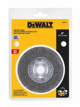 Dw49720 Dewalt 10 Pack - Coarse Crimped Wire Wheel Brush 5/8 Inch Arbor 4