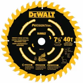 Dw7114pt Dewalt Miter Circular Saw Blade 40-tooth X 7-1/4 Inch -