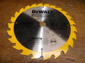 Dw9156 Dewalt 6 Inch 24 Tooth Circular Construction Saw Carbide Blade