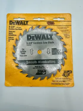 Dw9354 Dewalt 5-3/8 Inch 24t Carbide Saw Blade Smooth Woodcutting Usa New