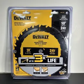 Dwa11024 Dewalt 10 Inch 24t General Purpose Saw Blade Dwa11024- New