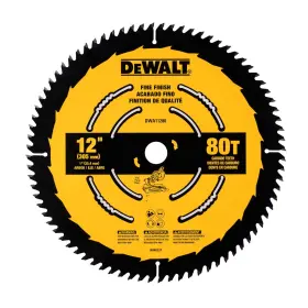 Dwa11280 Dewalt 12 Inch 80t Fine Finish Saw Blade
