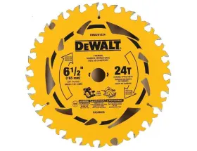 Dwa261224b10 Dewalt 6-1/2 Inch 24t Circular Saw Blade