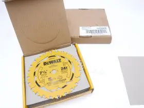 Dwa271424b10 Dewalt 10 Pack 7-1/4 Inch X 5/8 Arbor 24 Teeth Tungsten Carbide Circular Saw Blades