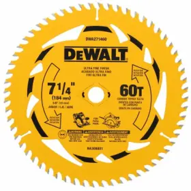 Dwa271460b10 Dewalt 10 Pack - Circular Saw Blade 60 Tooth 5/8 Inch Arbor 7-1/4