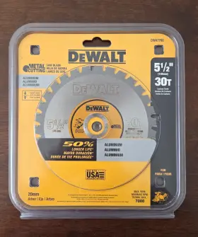 Dwa7760 Dewalt 5-1/2 Inch 30t Metal Cutting Circular Saw Blade