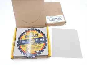 Dwaw71424b10 Dewalt 10 Pack Elite Series 7-1/4 Inch 24 Teeth Blister Circular Saw Blades