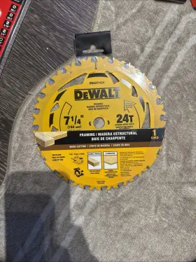 Framingnsp024858 Dewalt Circular Saw Blade 7 1/4 Inch 24 Tooth