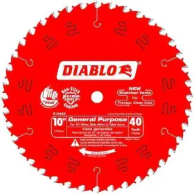 Diablo 008925019114 10 Inch X 40 Tooth Reciprocating Saw Blade For Wood Oscillating Metal Tool Cutter