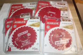 D0624x Diablo 008925020929 Lot Of 5 Framing Circular Saw Blades - D0824x D0620x