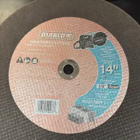 Diablo 008925094678 Set Of 5 Brand New Masonry Cut Off Disc 14 Inch 1/8 Thick 20mm Arbor