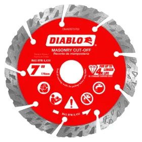 Diablo 008925155065 J Dmadst0700 7 Inch Diamond Segmented Masonry Cut-off Blade