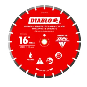 Diablo 008925173403 Tools Dmada1600 16 Inch Diamond Segmented Blade For Asphalt
