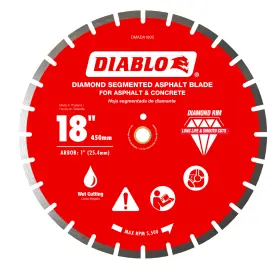 Diablo 008925173410 Tools Dmada1800 18 Inch Diamond Segmented Blade For Asphalt