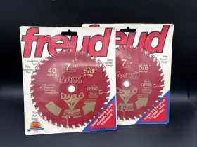 Dr40 Diablo 008925230113 2- Freud 7-1/4 40 Teeth Finish Saw Blade 5/8-inch Bore Thin Kerf Nos