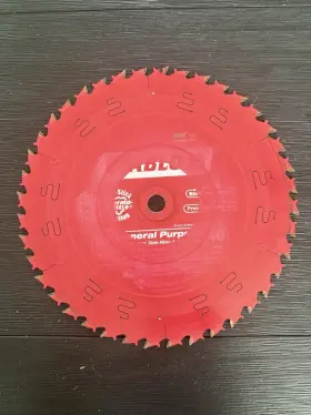 109870 Diablo 10 In General Purpose Circular Saw Blade Carbide 40 Teeth Red
