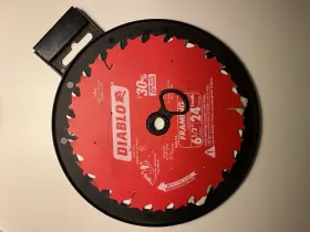 22088643 Diablo 6-1/2 Inch X 24-teeth Framing Circular Saw Blade For Wood