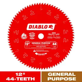 Diablo 445021994991 12 Inch X 44-tooth General Purpose Circular Saw Blade Value Pack 2-pack